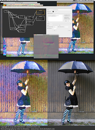 Painty's node-based workflow.